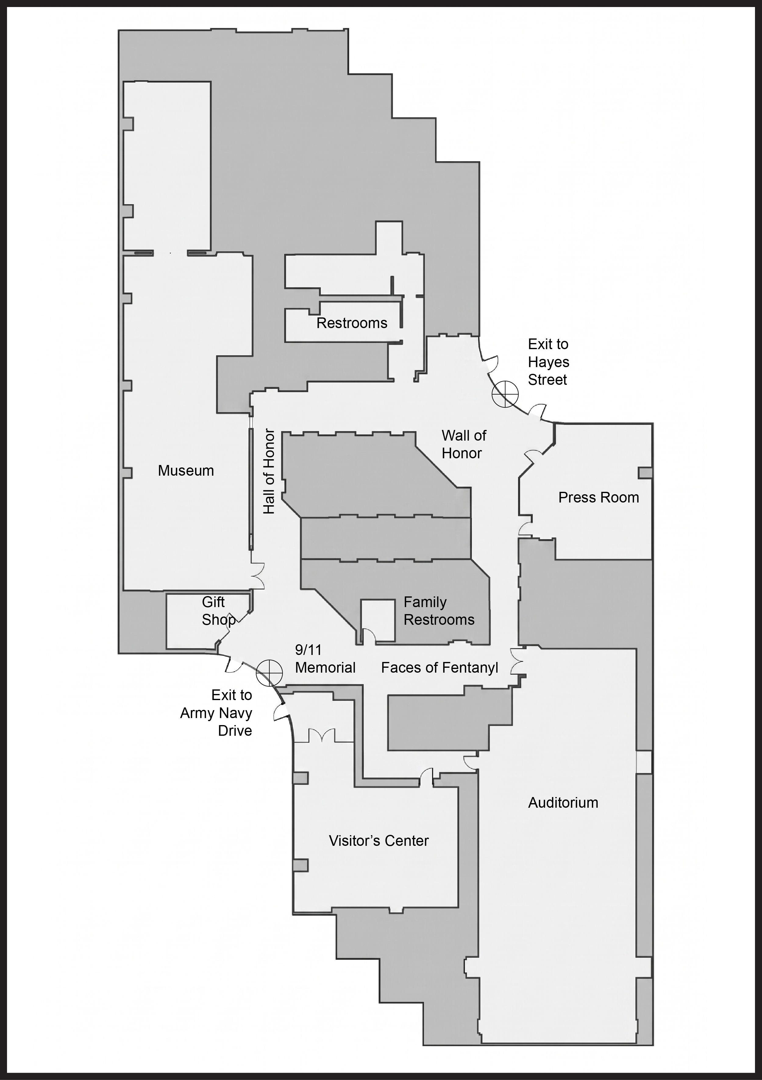 DEA Museum Map
