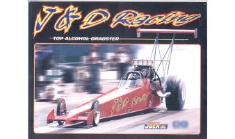 A red dragster
