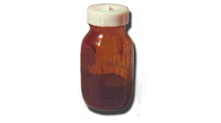 A bottle of hash oil