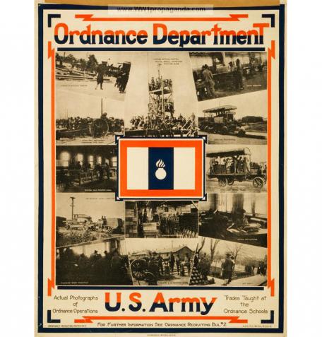 A U.S. Army Ordinance Department poster