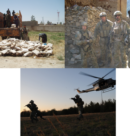 From left to right and top to down: A drug seizure from FAST Joint Operation XI. DEA special agents deployed to the Kabul Country Office. FAST in action in Afghanistan.