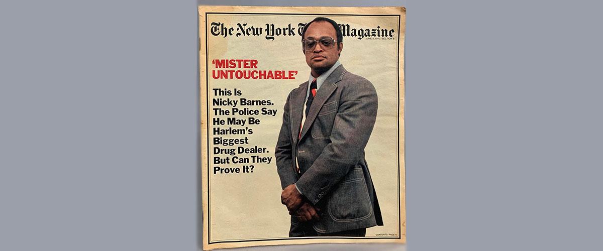 Cover of 'Mr. Untouchable' NYT Magazine