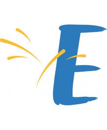 The letter E