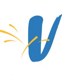 The letter V