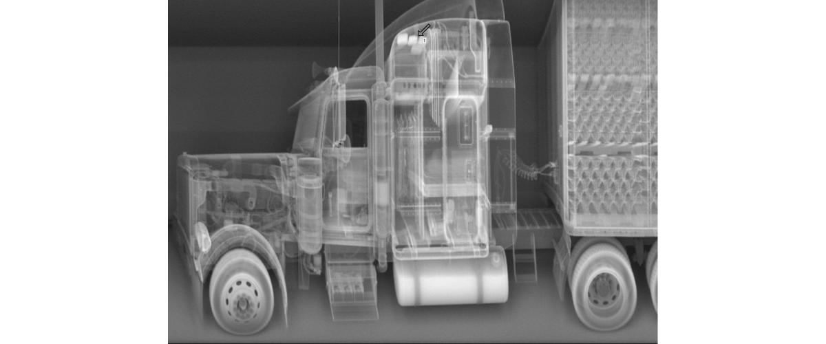 An X-ray of a truck