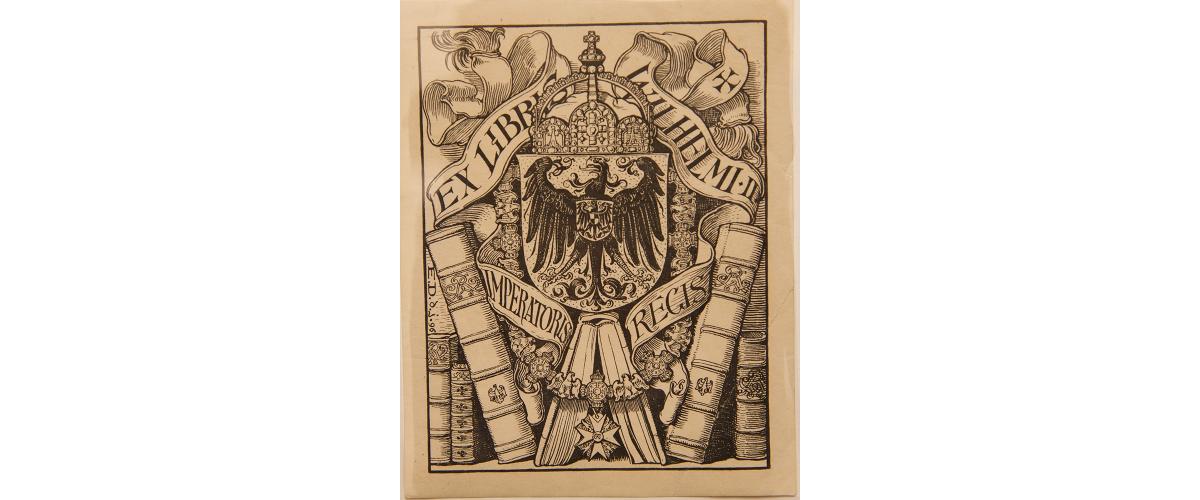 Kaiser Wilhelm bookplate
