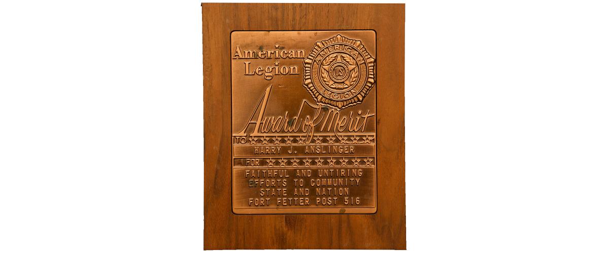American Legion Award of Merit