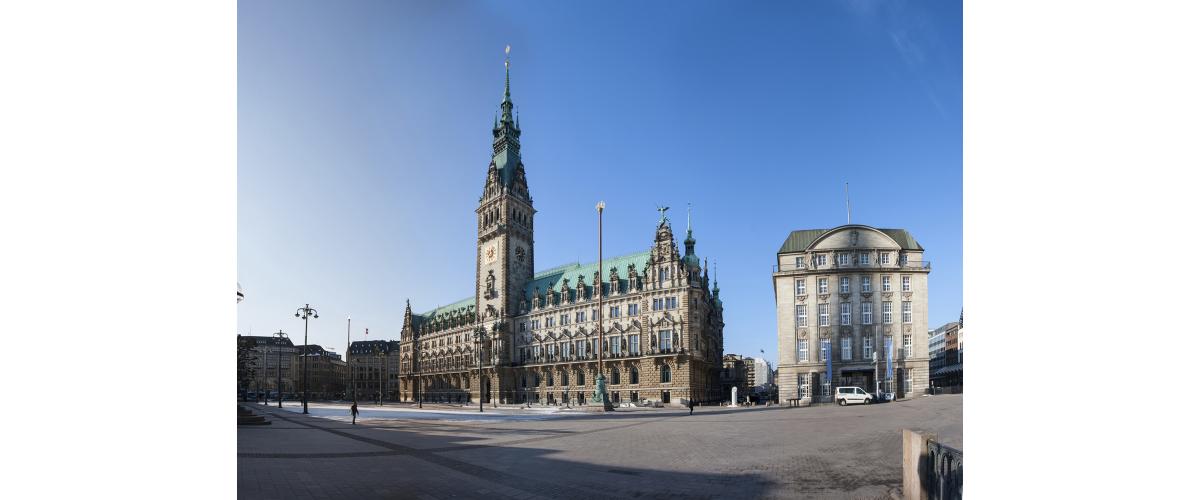 Hamburg City Hall in Germany