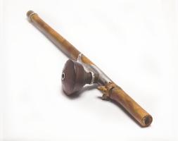 large bamboo smoking pipe