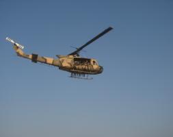 A FAST agent trains with DEA’s Tactical Helicopter Squadron. DEA photo.