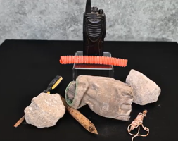 Items from cross-border smuggling tunnels